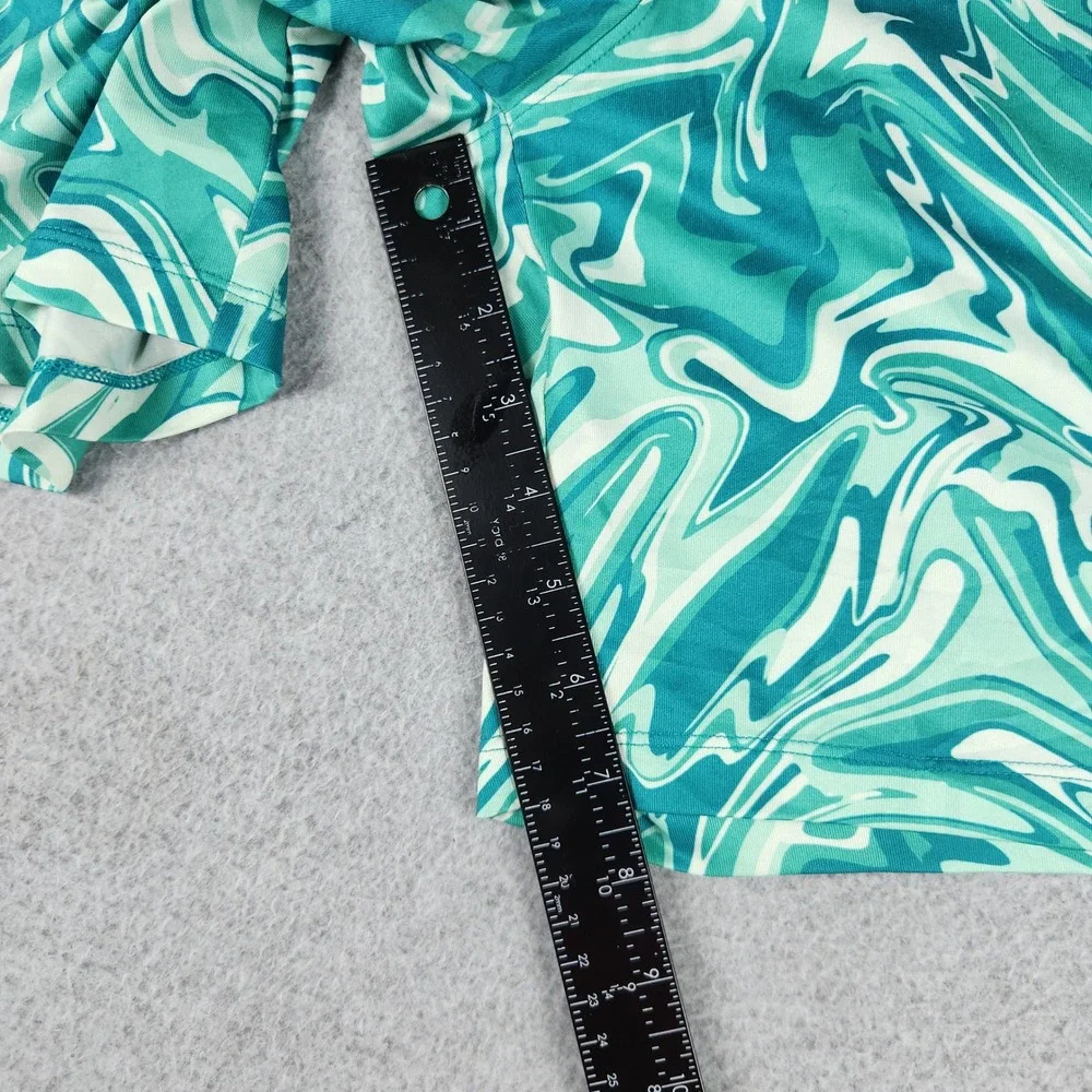Under Armour Athletic Shorts‎ Mens M Teal Marble Swirl Performance Mesh Panels
